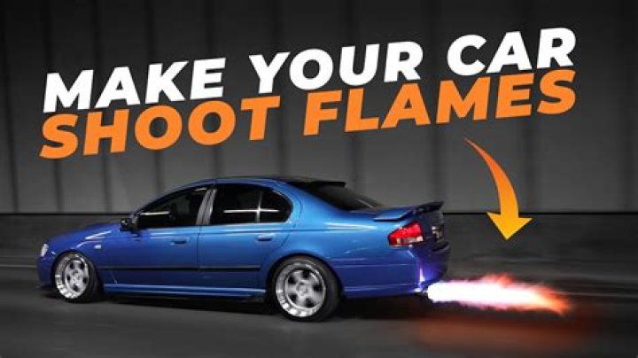 Is shooting flames bad for your car?